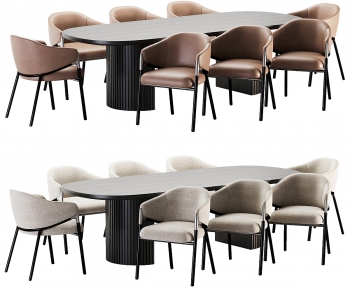 Modern Dining Table And Chairs-ID:553538086