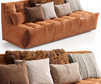 Modern Three-seat Sofa-ID:728228095