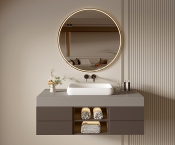 Modern Bathroom Cabinet-ID:483401064