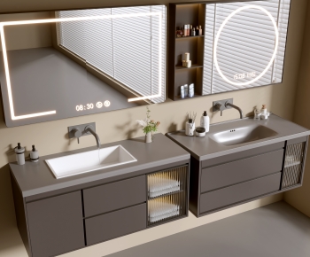 Modern Bathroom Cabinet-ID:401695011