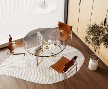 Modern Dining Table And Chairs-ID:390570284