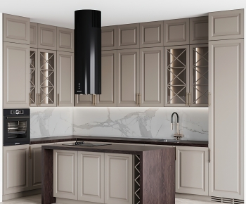 Simple European Style Kitchen Cabinet-ID:910157928