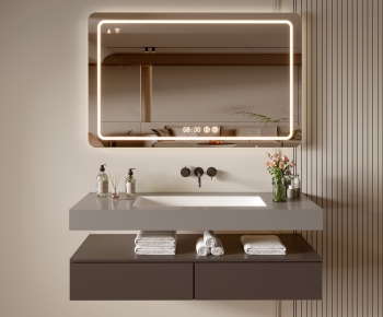 Modern Bathroom Cabinet-ID:185595046