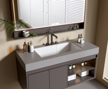 Modern Bathroom Cabinet-ID:851970913