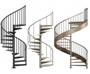 Modern Rotating Staircase-ID:101663115