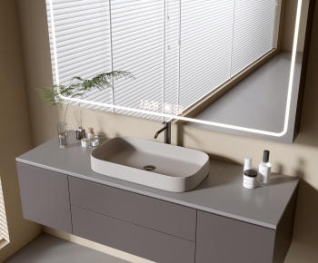 Modern Bathroom Cabinet-ID:605509316