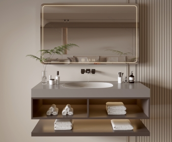 Modern Bathroom Cabinet-ID:132279481