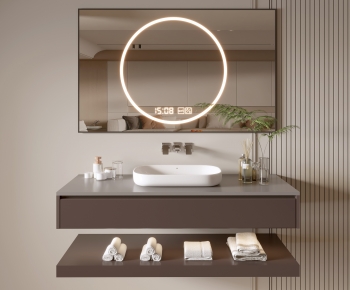 Modern Bathroom Cabinet-ID:599402906