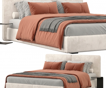 Modern Double Bed-ID:595851903