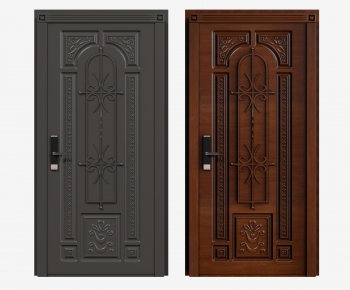 Simple European Style Entrance Door-ID:377994065