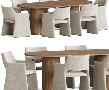 Modern Dining Table And Chairs-ID:586493026