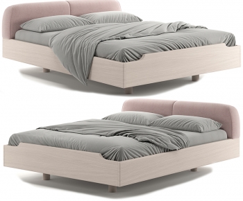 Modern Double Bed-ID:209346062