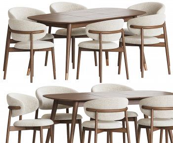 Modern Dining Table And Chairs-ID:869090646