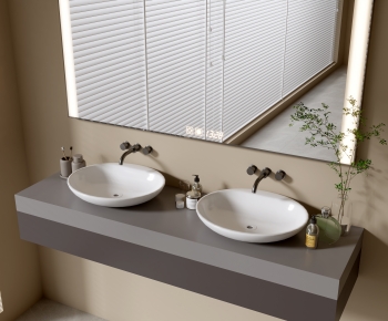 Modern Bathroom Cabinet-ID:555408955