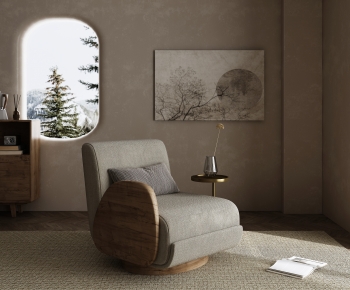 Modern Single Sofa-ID:390040939