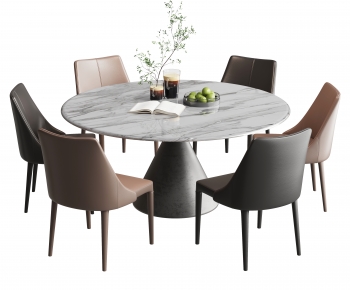 Modern Dining Table And Chairs-ID:721550941