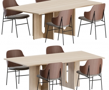 Modern Dining Table And Chairs-ID:814570903