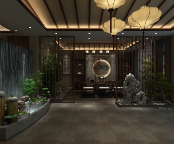 New Chinese Style Teahouse Tea House-ID:851339101