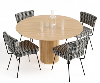 Modern Dining Table And Chairs-ID:804404026