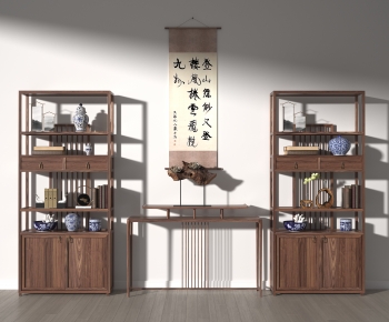 New Chinese Style Bookcase-ID:988928081