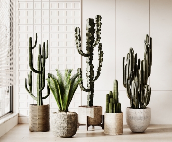 Modern Ground Green Plant Potted Plants-ID:115540982