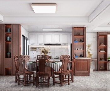 Chinese Style Dining Room-ID:330358984