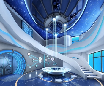 Modern Exhibition Hall-ID:984209068