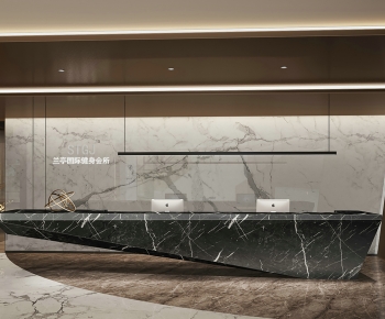 Modern Reception Desk-ID:750314951