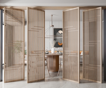 New Chinese Style Wooden Screen Partition-ID:963538893