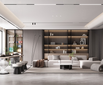 Modern A Living Room-ID:899121057