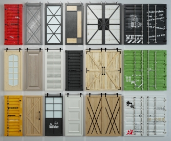 Industrial Style Door-ID:213032012