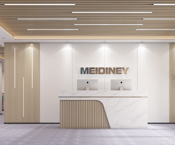 Modern Office Reception Desk-ID:267743112