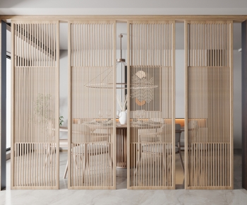 New Chinese Style Wooden Screen Partition-ID:986783986