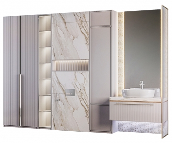 Modern Bathroom Cabinet-ID:216341975