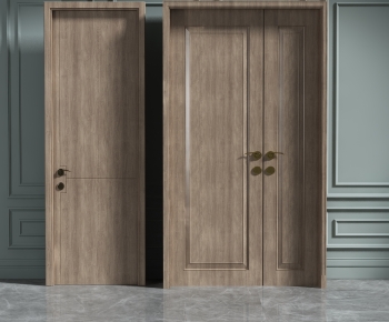 New Chinese Style Single Door-ID:271579035