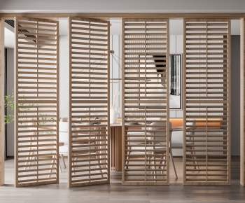 New Chinese Style Wooden Screen Partition-ID:816675901