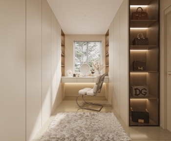 Modern Clothes Storage Area-ID:824749559