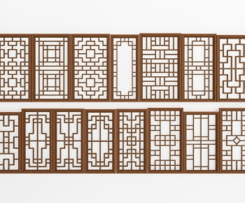 New Chinese Style Wooden Screen Partition-ID:260813009