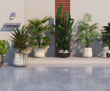 Modern Ground Green Plant Potted Plants-ID:601067076