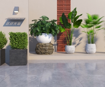 Modern Ground Green Plant Potted Plants-ID:944533117