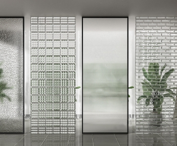 Modern Glass Screen Partition-ID:826510912