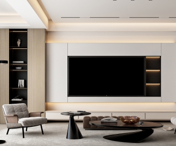 Modern A Living Room-ID:714896925