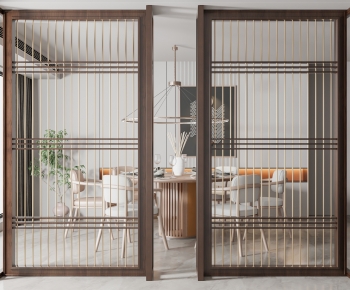 Modern Wooden Screen Partition-ID:624888903