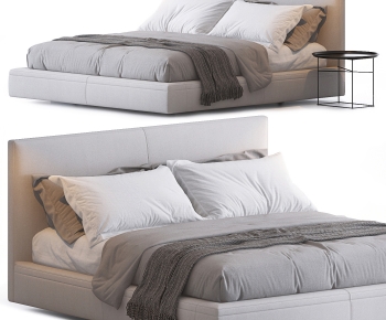 Modern Double Bed-ID:523406986