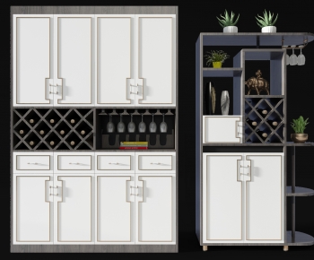 New Chinese Style Wine Cabinet-ID:146888972