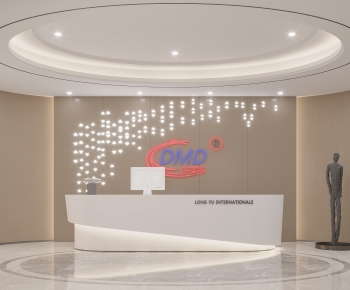 Modern Office Reception Desk-ID:547868975