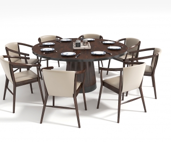 New Chinese Style Dining Table And Chairs-ID:579791071