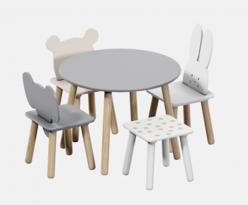 Modern Children's Table/chair-ID:675739054