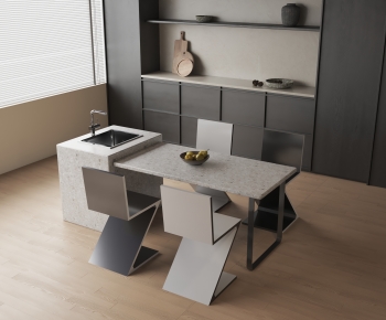 Modern Dining Table And Chairs-ID:773547899