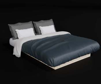 Modern Double Bed-ID:192787895